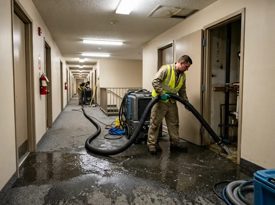 multi-unit-apartment-hallway-f-005 — frequently asked questions, Emergency Burst Pipe Water Extraction & Removal in Dermott,…